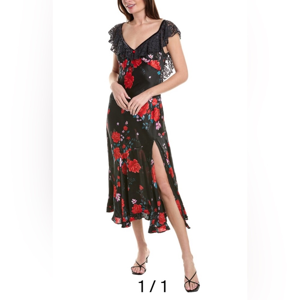 Free People warm hearts midi dress